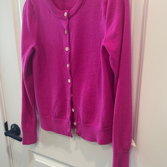 J. Crew Vibrant Pink Cardigan - Picture 5 of 11